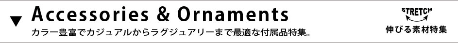 アクセサリーとオーナメント