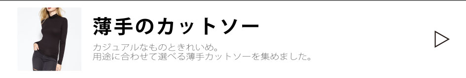 伸びる素材薄手のカットソー